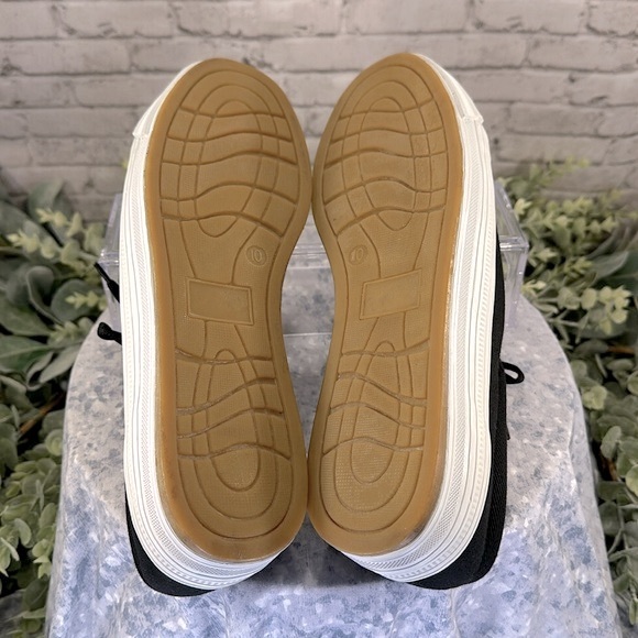 🖤 Chicory Sport “Jill” Black Canvas Low-cut Platform Sneakers WMS 10M 🖤VGUC - Picture 8 of 10
